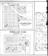 Center Township, Fowler, Swanington, Baree Sta., Freeland Park, Templeton - Left, Benton County 1909 Microfilm